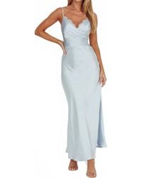 One And Only Collective - Surplice Embellished Trim Maxi Dress - Lyst