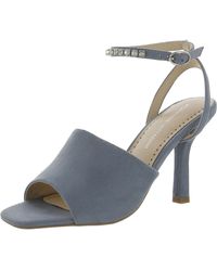 Adrienne Vittadini - Ginnie Faux Leather Open Toe Pumps - Lyst