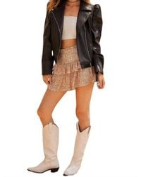 Main Strip - Buckle Leather Biker Moto Jacket - Lyst