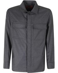 Cruna - Boxy Cropped Wool Overshirt - Lyst