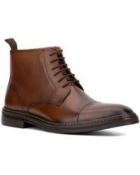 Vintage Foundry - Leather Toe-cap Ankle Boots - Lyst