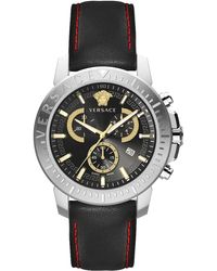 Versace - New Chrono 45mm Quartz Watch - Lyst