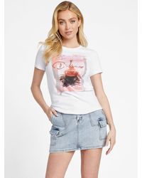 Guess Factory - Eco Dreamy Sequin Tee - Lyst