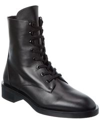 Stuart Weitzman - Sondra Sleek Leather Bootie - Lyst
