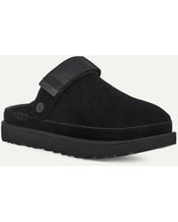 UGG - Goldenstar 1138252-Blk Clogs Suede Adjustable Heel Strap Gug13 - Lyst