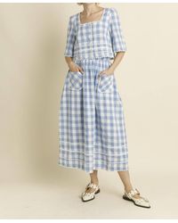 AUREUM - Gingham Top And Matching Skirt - Lyst