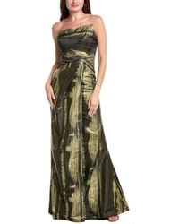 Rene Ruiz - Strapless Hand-Draped Gown - Lyst