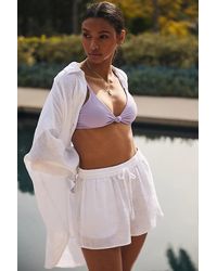 LSPACE - Rio Linen Shorts - Lyst
