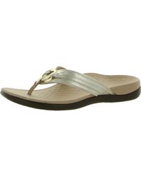 Vionic - Aloe Arch Support Flat Thong Sandals - Lyst