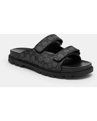 COACH - Double Banded Sandal - Lyst