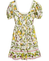 FARM Rio - Fruit Orchard Puff Sleeve Mini Dress In Multi - Lyst