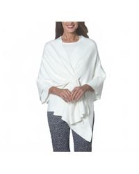 J'Envie/Eli - Mixed Texture Pull Through Wrap - Lyst