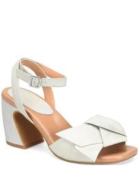 Kork-Ease - Brooke Leather Bow Ankle Wrap Sandals - Lyst
