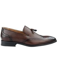 TruClothing - Moccasin Loafers Shoes Leather Lined Slip On Tassel Trim Smart Formal Shoe - Lyst