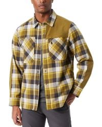 BASS OUTDOOR - Shacket Brushed Twill Long Sleeve Utility Mac46 - Lyst