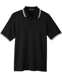 Devon & Jones - Crownlux Performance Plaited Tipped Polo - Lyst