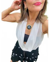 Avenue Chic - Evil Eye Pendant Necklace - Lyst