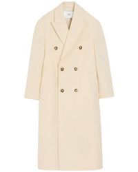 Ami Paris - Long Double-Breasted Coat - Lyst