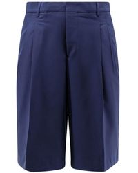 Ami Paris - Tailored Shorts With Front Pleats - Lyst