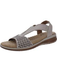 Easy Street - Marley Leather Comfort Insole Strap Sandals - Lyst