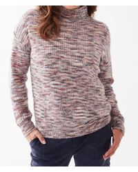 Fdj - Space Dye Mock Neck Sweater - Lyst