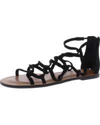 Lucky Brand - Anisha Leather Strappy Gladiator Sandals - Lyst