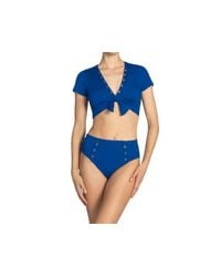 Robin Piccone - Amy High Waist Bikini Bottom - Lyst