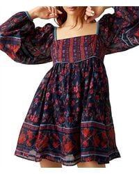 Free People - Endless Afternoon Mini Dress - Lyst