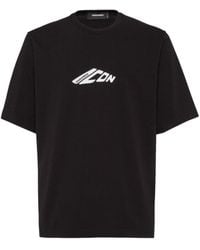 DSquared² - Cotton Crew-Neck T-Shirt - Lyst