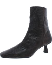 Bruno Magli - Mati Leather Embossed Ankle Boots - Lyst