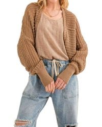 And The Why - How You Feel Bolero Cardigan - Lyst