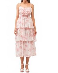 SOFIA The Label - Starlet Midi Dress - Lyst