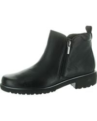 Munro - Zipper Booties - Lyst