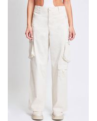 YMI - High Rise Cargo Jeans - Lyst