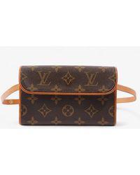 Louis Vuitton - Pochette Florentine Belt Bag Monogram Coated Canvas - Lyst
