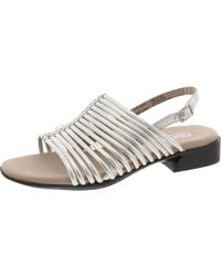 Munro - Celia Slip On Buckle Slingback Sandals - Lyst
