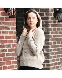 TRUEDAMES - Solid Pocket Hoodie Top - Lyst