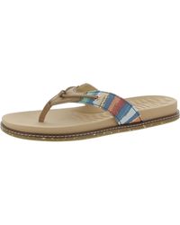 Sperry Top-Sider - Canvas Flip-flop Thong Sandals - Lyst
