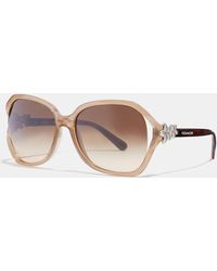 COACH - Integration Flower Sunglasses - Lyst