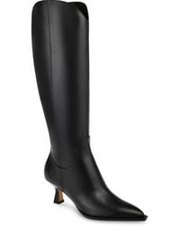 Dolce Vita - Annika Leather Pointed Toe Knee-High Boots - Lyst