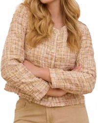 EsQualo - Tweed Jacket - Lyst