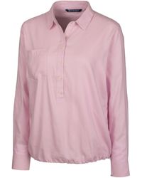 Cutter & Buck - Ladies' Windward Twill Long Sleeve Popover Shirt - Lyst