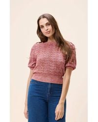 Cleobella - Sonnette Short Sleeve Knit Sweater - Lyst
