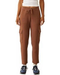 Monrow - Soft Knit Waffle Cargo Jogger - Lyst