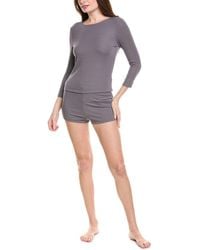 Natori - 2Pc Rib Essential Pajama Set - Lyst