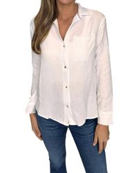 Sundry - Long Sleeve Button Down Shirt - Lyst