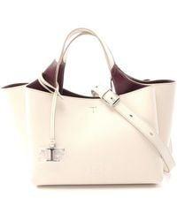 Tod's - T Timeless Mini Leather Handbag - Lyst