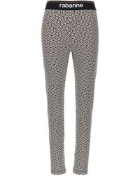 Rabanne - Monogram Leggings - Lyst