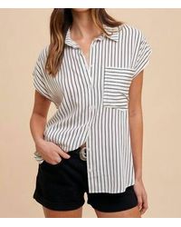 Anniewear - Button Down Dolman Sleeve Shirt - Lyst