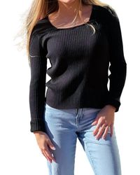 ..,merci - Ribbed Square Neck Top - Lyst